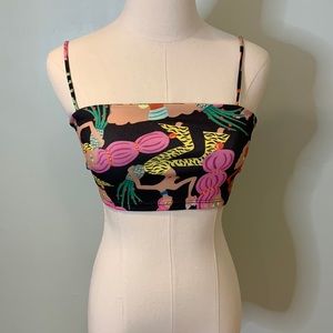 Zara Women in Art Miranda Makaroff Bra Top Size small